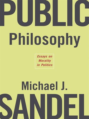 cover image of Public Philosophy